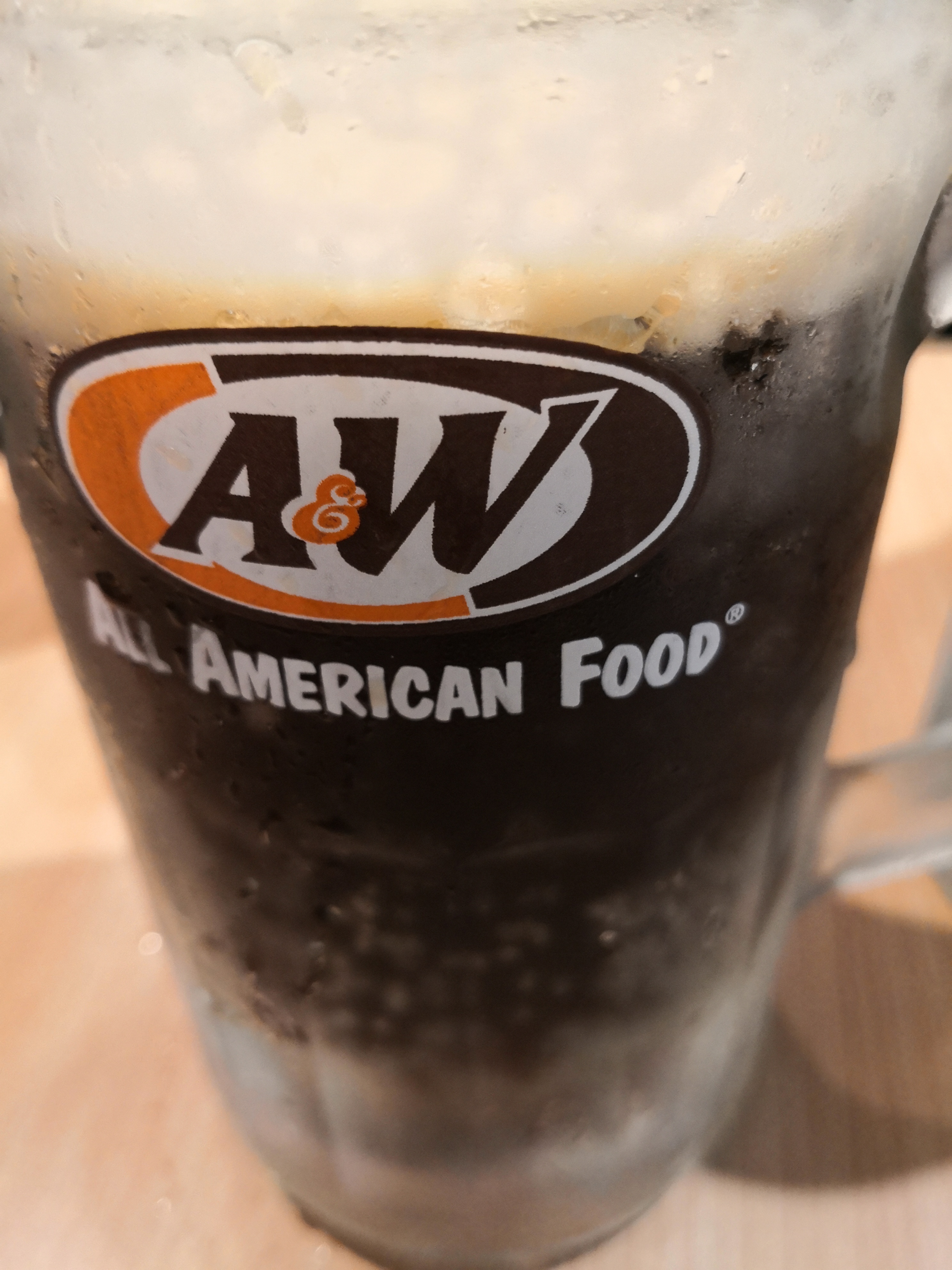 A mug of A&amp;W Root Beer