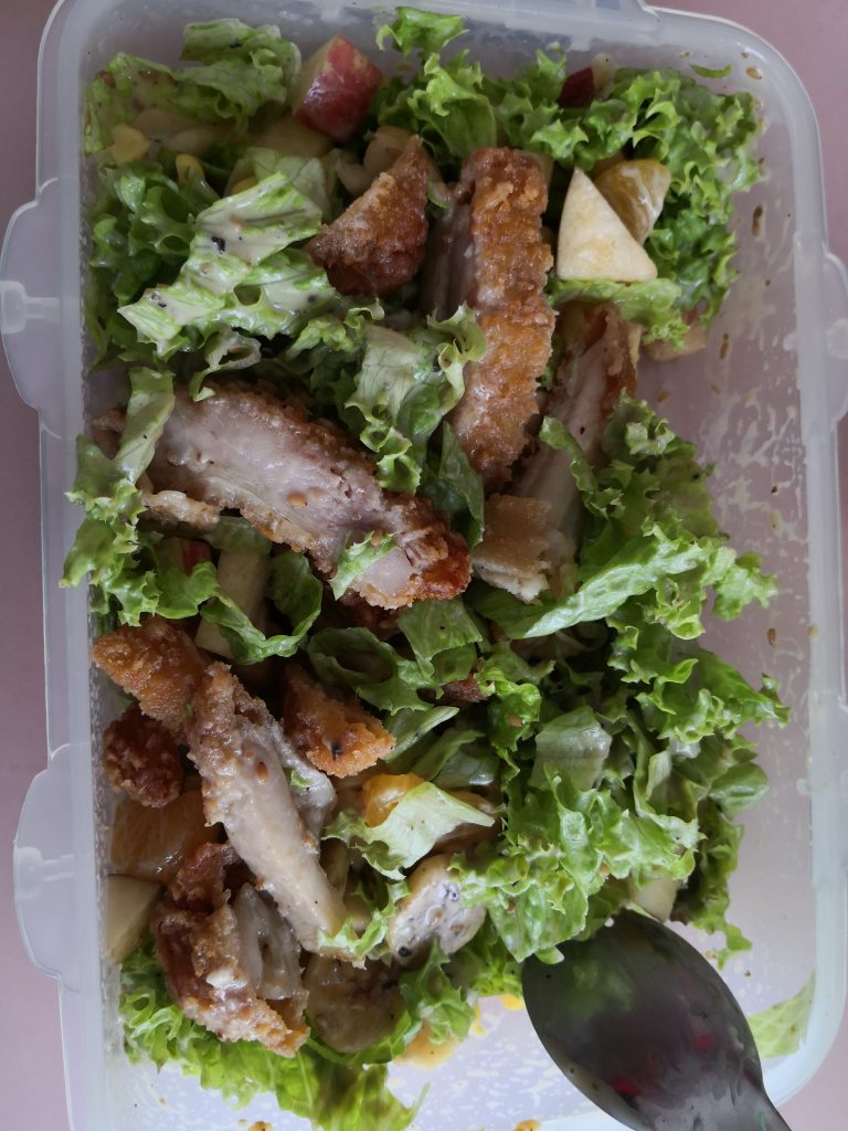 I put chicken cutlets because they are tasty.