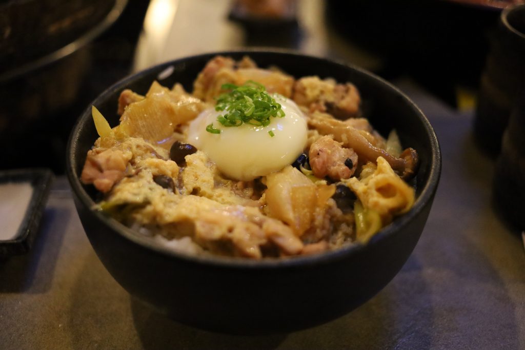 I selected the Oyako Don.