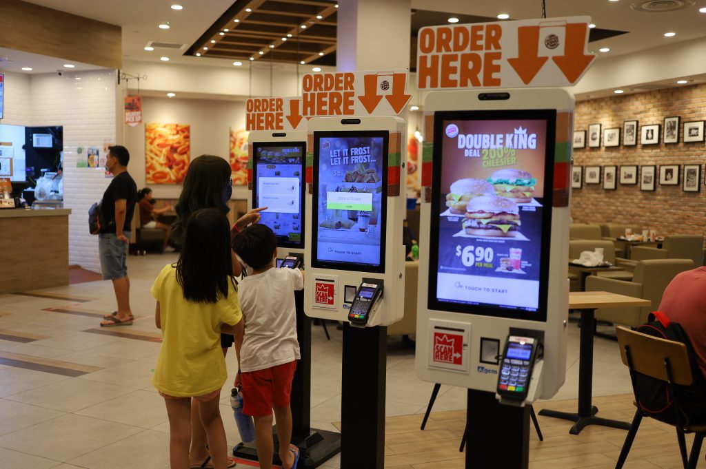 Touchscreens are commonly sighted in fast food restaurants.