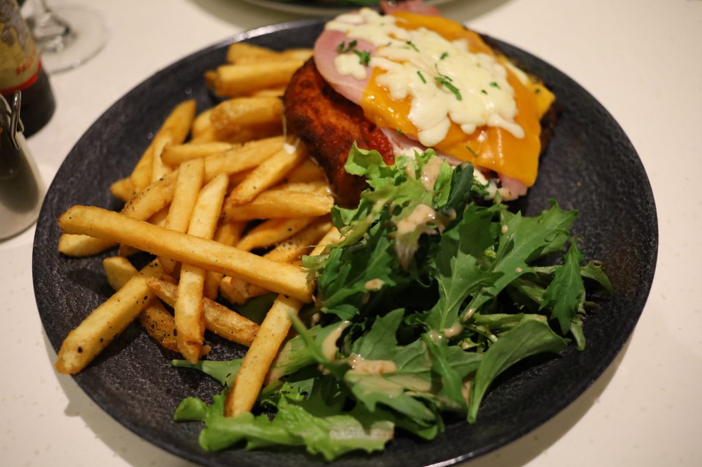 Chicken Parmigiana for me.