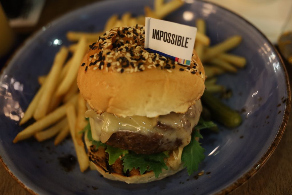 Impossible Burger for me.